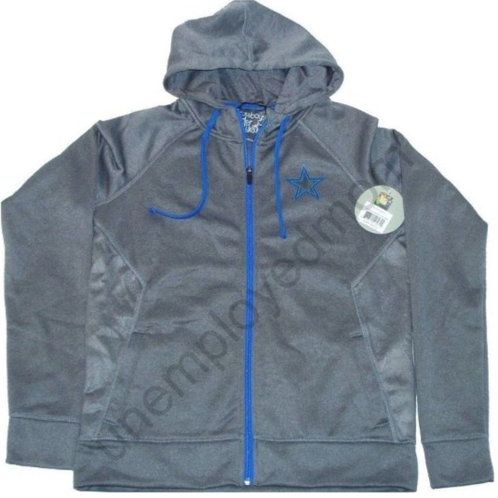 Dallas Cowboy Hoodie Women's Jacket Full Zip Up Hoody Ladies Coat NFL BTS